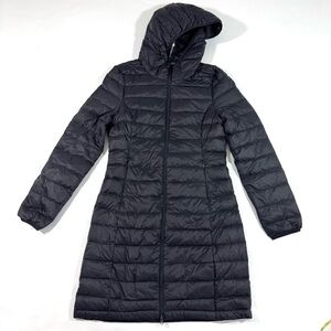 Quince Packable Puffer Mid Length Jacket Black